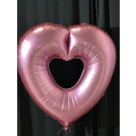 26-Inch Supershape Pink Heart Balloon – Perfect Decoration for Romantic Occasions