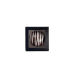 Chocolate truffle in a black gift box