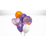 Mother Day Balloon Bouquet Purple