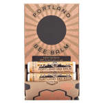 Two Portland Bee Balm tubes in a cardboard gift box
