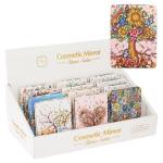 Display box of floral-pattern cosmetic mirrors