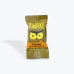 Wrapped caramel milk chocolate bite with owl graphic