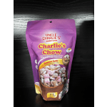 Purple bag of Charlie's Chow banana split snack mix