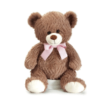 Brown Bear w/ Pink Bow