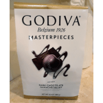 Godiva dark chocolate ganache heart candy package