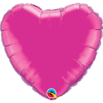 Magenta Heart Balloon – Vibrant Decoration for Romantic Occasions