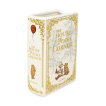 A decorative book-shaped box with Winnie the Pooh artwork