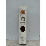 Box of Windy Knoll Maple syrup sticks with a maple leaf design