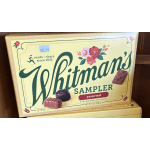 Whitman's Sampler chocolate box with floral decoration
