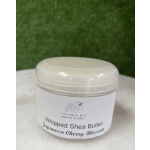 Jar of whipped shea butter labeled Japanese Cherry Blossom