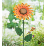 36" Rustic Flower Stake - Daisy
