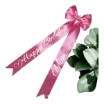 Happy Birthday Mom Ribbon