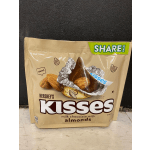 Bag of Hershey's Kisses milk chocolate with almonds