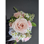 Light pink spray rose corsage