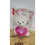 Mother's Day Pink Heart Bear