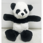 Plush panda bear with outstretched arms