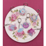 Small Tea Cup Keychain (Assorted Colors)