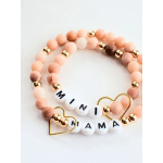Mama & Mini matching bracelets- Pink