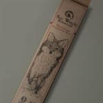 A boxed incense stick package with a fox illustration