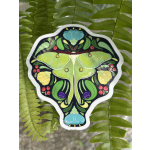 Luna Moth Sticker