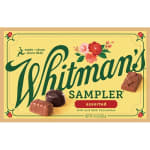 Whitman's Sampler assorted chocolates box with floral decoration