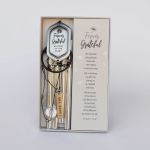 Gift box with a memorial wind chime and thank-you card