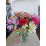 RED ROSES, ALTO AND LIMONIUM