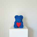 Luxury Blue Rose Teddy Bear with Heart – Signature Love Gift. 70 cm