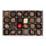 Assorted chocolates in a rectangular gift box