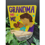 Children's book cover reading "Grandma and Me" with an illustration of a woman and child