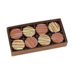 Box of decorated chocolate candies