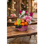 fruit and flower basket