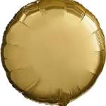 Gold round foil balloon