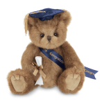 Graduation teddy bear with cap and sash