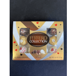 Ferrero Collection assorted chocolates in a gold heart-themed box