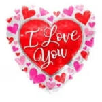 I LOVE YOU/HAPPY BIRTHDAY 18' inch Balloon