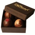 Box of assorted chocolate truffles