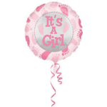 it's a girl mylar balloon