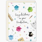 "Congratulations On Your Graduation, So Excited For You" Card - We Will Handwrite Your Message!