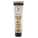 Tube of vanilla bean goat milk hand and body cream
