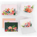 * Floral pop up card