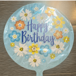 Birthday Light Blue Mylar