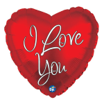 I Love You Heart Mylar