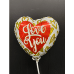 I Love You Air-Filled Mylar Pick