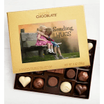 Assorted chocolates in a gift box