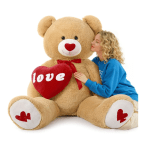 MorisMos Love Heart Giant Teddy Bear