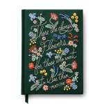 There Are Always Flowers Embroidered Journal