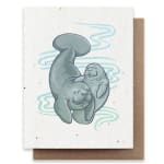 Manatee Mother Plantable Herb Seed Card