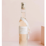 Bottle of Lollia Breathe bubble bath with a ribbon tied around it