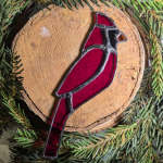 Stained Glass Cardinal